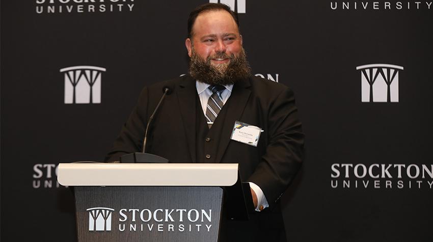 Ryan McCarty '19 during his remarks