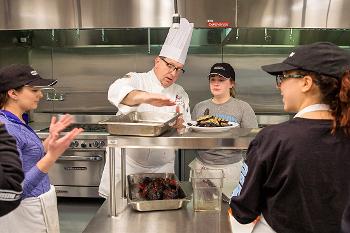 Through culinary and food service experiences, students connect classroom learning to restaurant operations, food safety, menu planning and guest service.