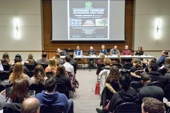 Industry panels and speaker events connect students with professionals who share insights into hospitality, tourism, beverage tourism and event management.