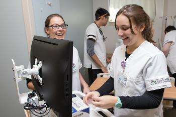 Hands-on clinical learning helps MSN students strengthen assessment, communication and patient-care skills as they prepare for advanced nursing practice.