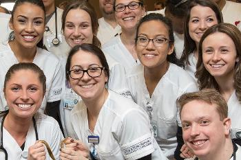 Stockton nursing students build connections and confidence as they prepare for careers in professional patient care.