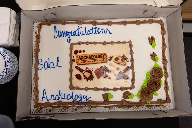 Archaeology Lab Grand opening Cake