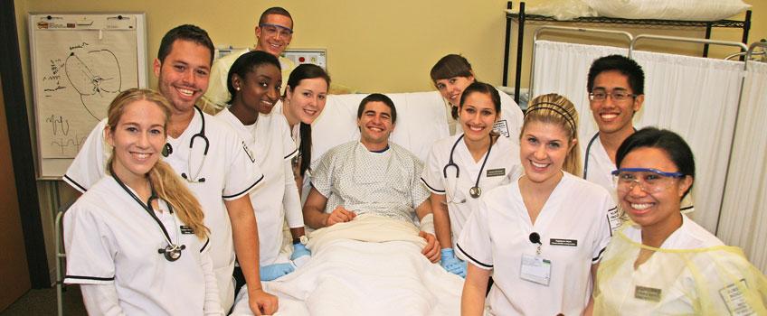 Students with patient Students with patient
