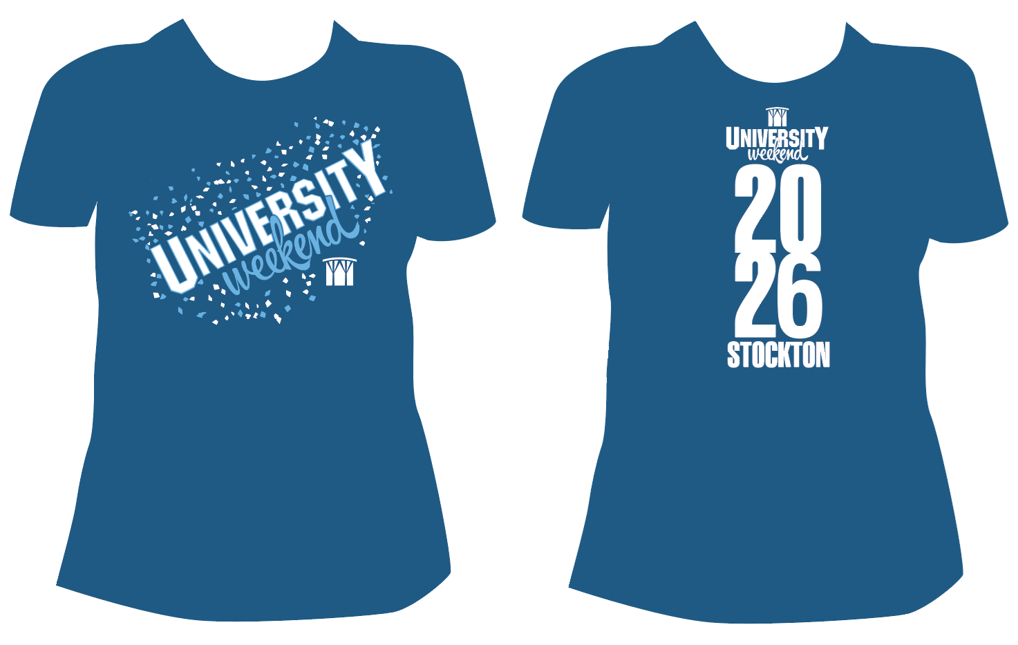 2026 University Weekend T-Shirt Design