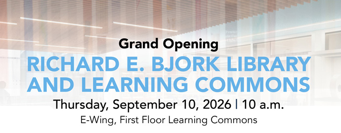 Library and Learning Commons Grand Opening