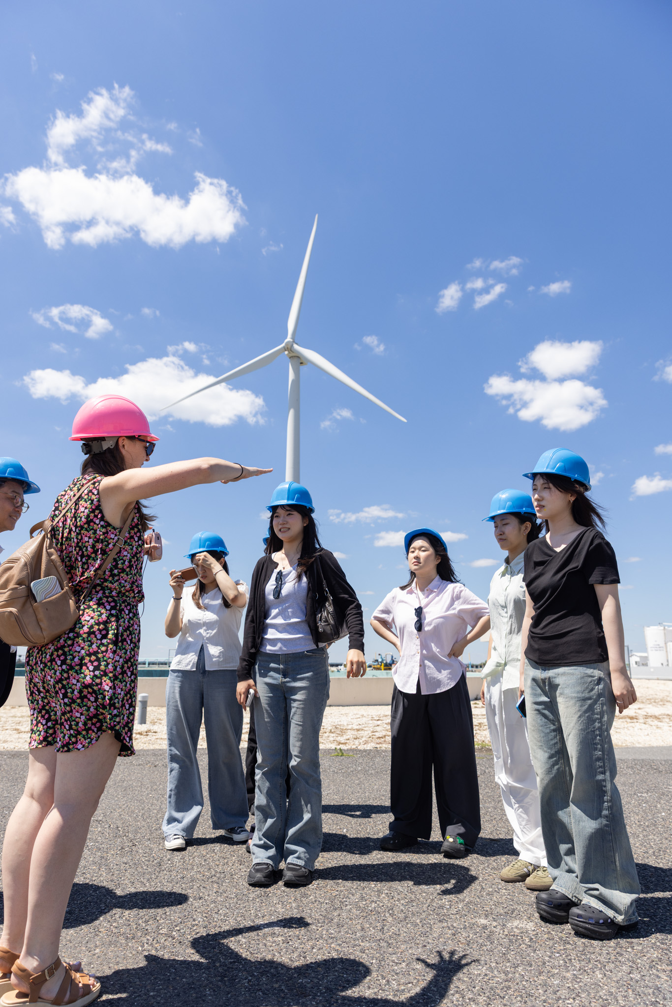 Students from Sookmyung Women's University in South Korea tour the Atlantic County Utilities Authority’s water treatment facility in Atlantic City.