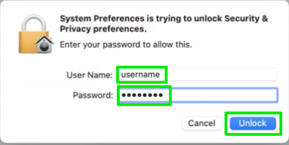 re-enter your personal computer credentials step 3 screenshot