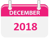 December 2018 Calendar Icon