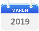 March 2019 Calendar Icon