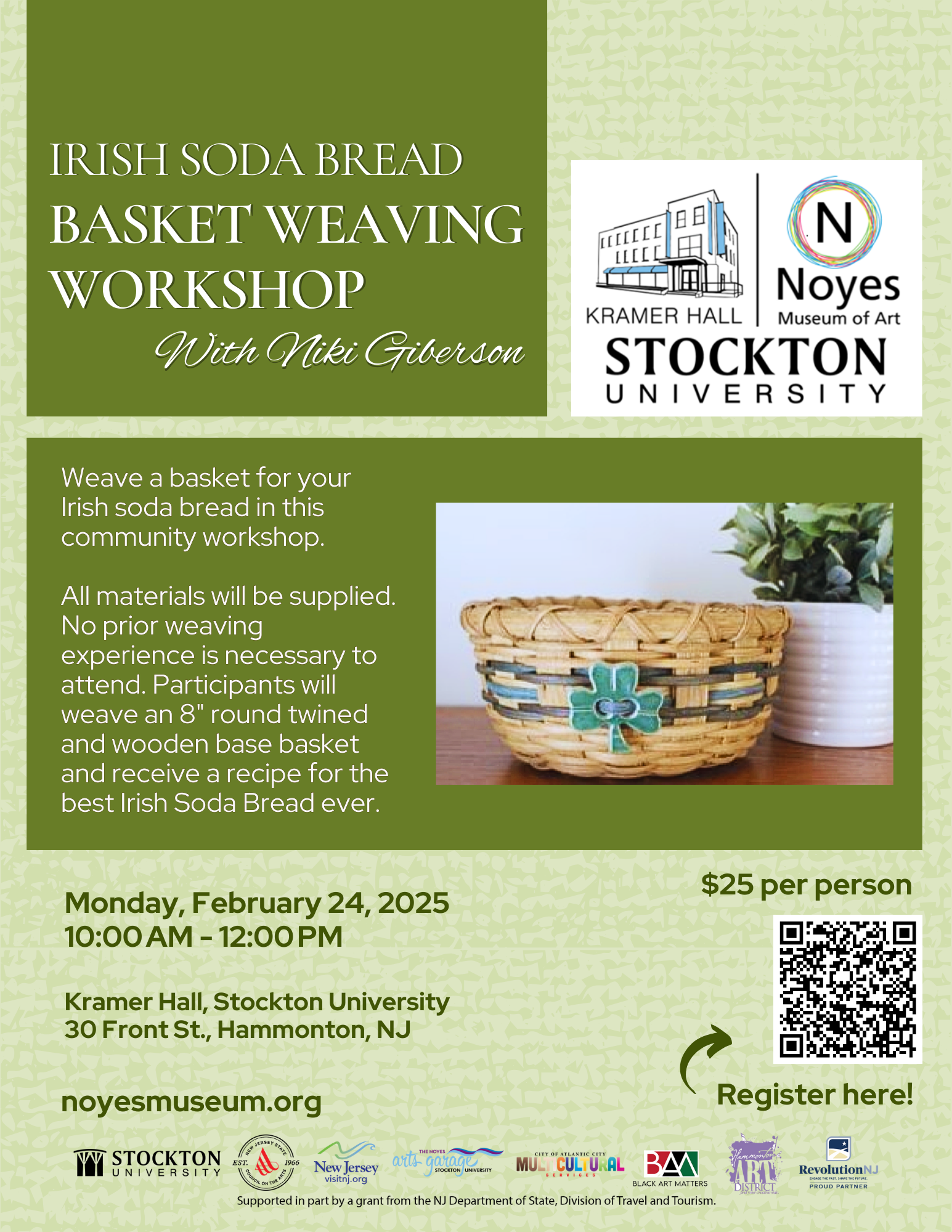  Irish Soda Bread Basket Weaving Workshop