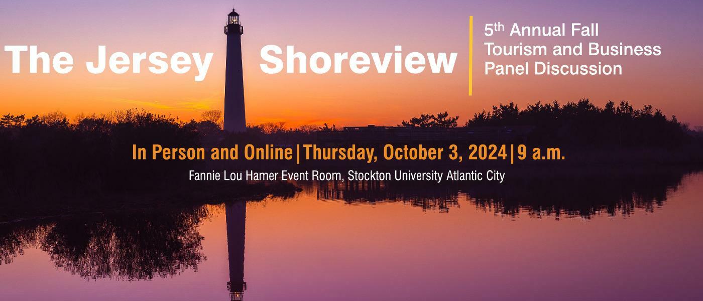 5th annual Jersey Shoreview offered online and in-person Thursday, October 3, 2024 at 9am