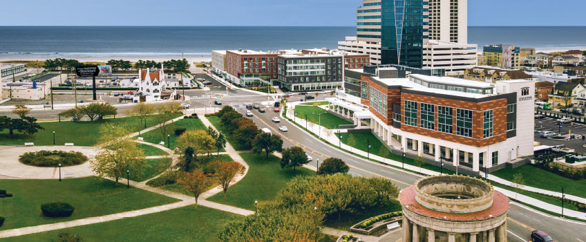 aerial of Atlantic City campus