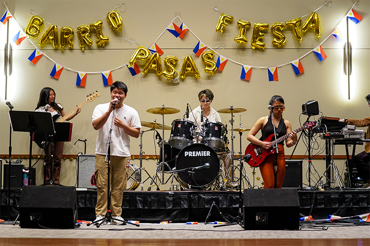 PASAS band performing at Barrio Fiesta