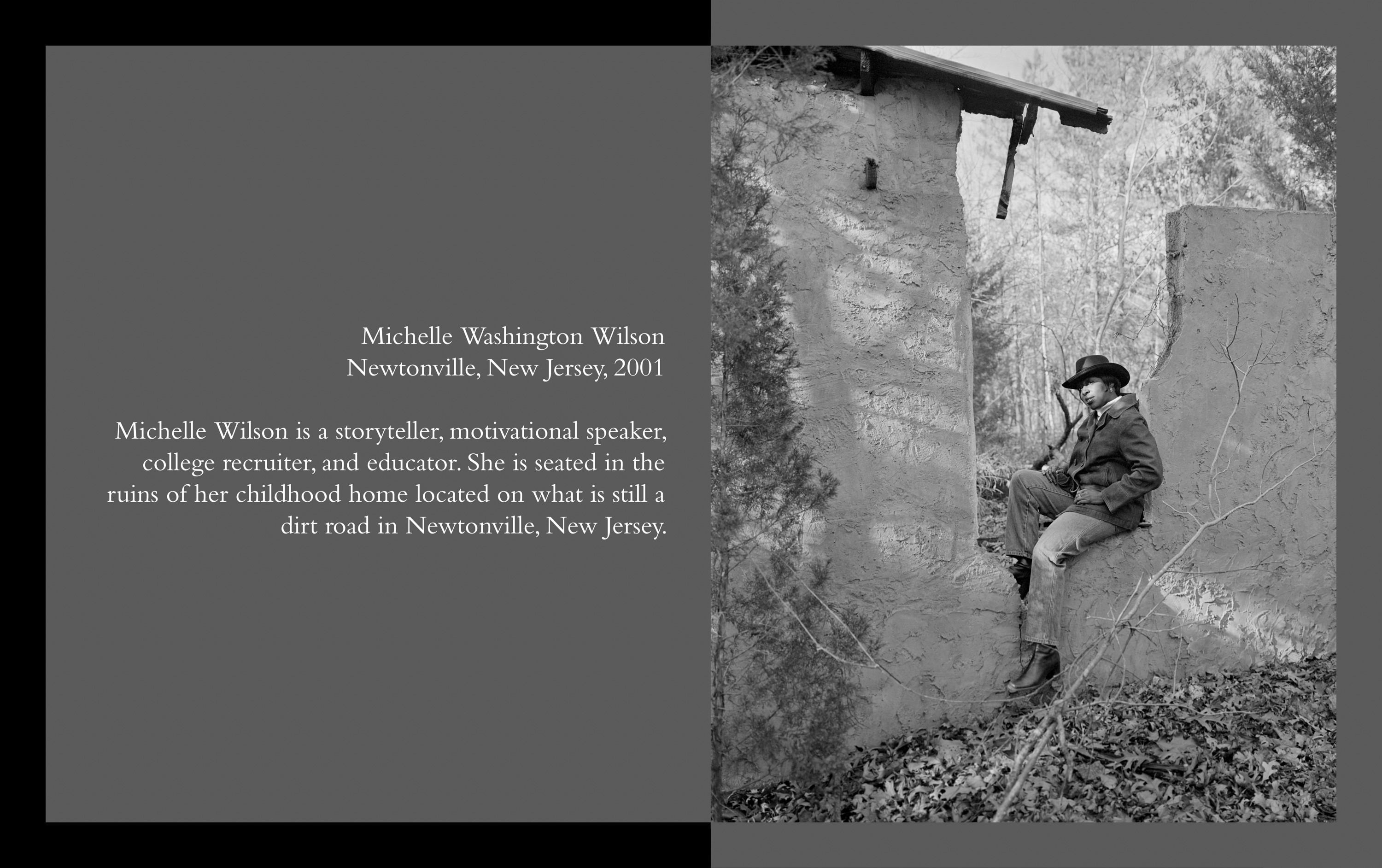 Michelle Washington-Wilson, a portrait subject for Wendel White.