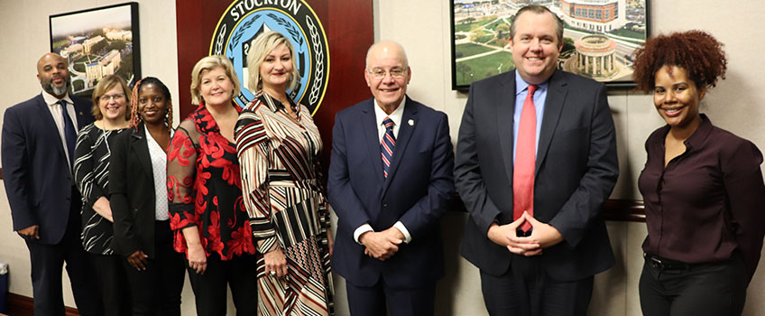 Stockton representatives of the signing of the Alton Mental Health Initiatives Fund agreement