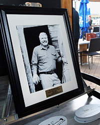 framed photo of Rudy G. Arndt