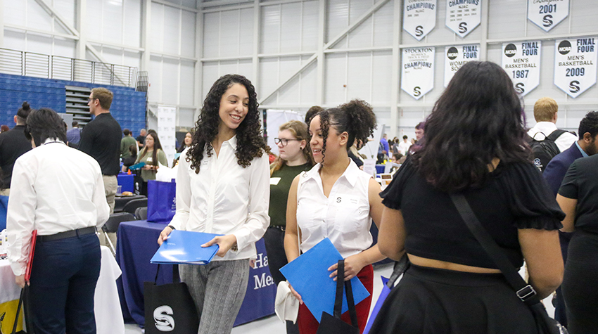 Students during the Career Fair