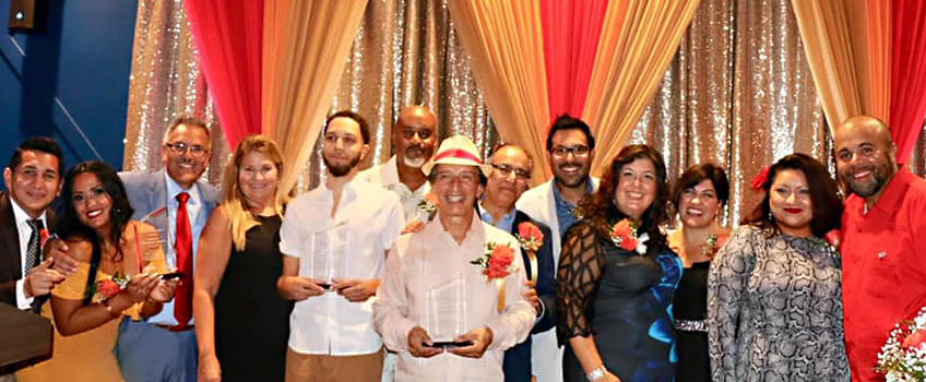 Men and women at Havana Nights Celebration