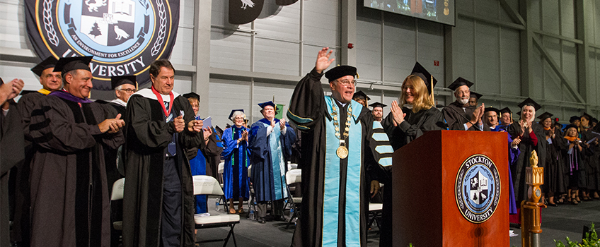 Harvey Kesselman at his Presidential Inauguration on Sept. 23. 