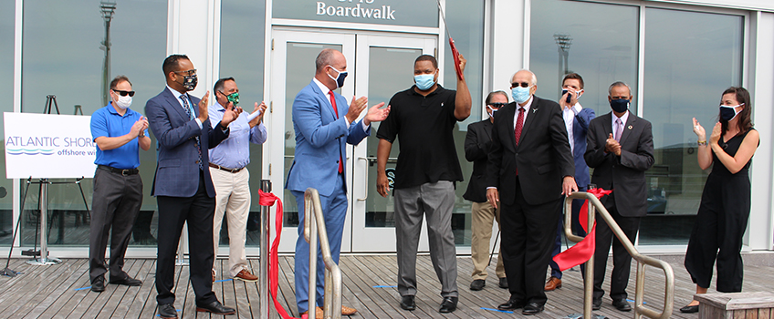 atlantic offshore wind ribbon cutting