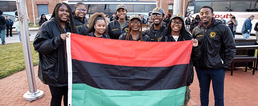 Pan-African Flag Raising Kicks Off Black History Month