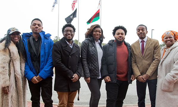 Black History Flag Raising