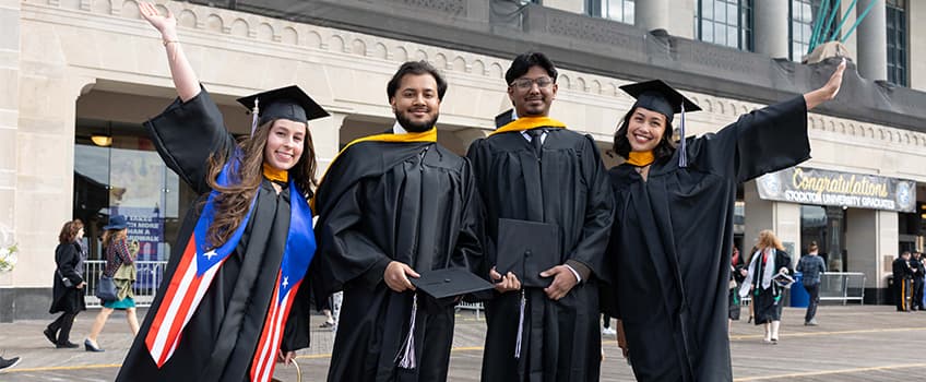 Stockton university undergraduate commencement in Atlantic City