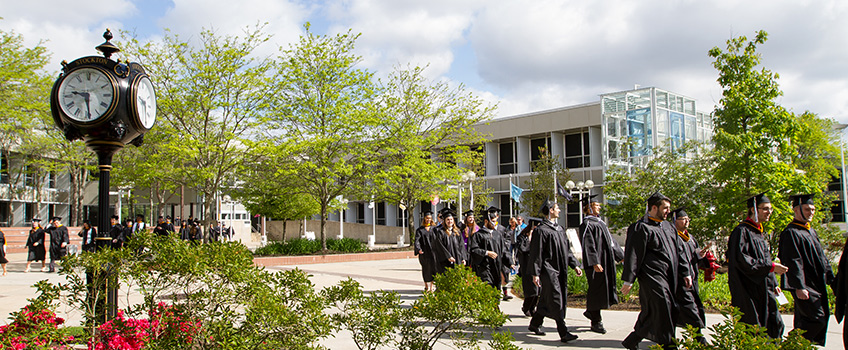 Nearly all Stockton students attend full-time, which helps them graduate at successful rates.