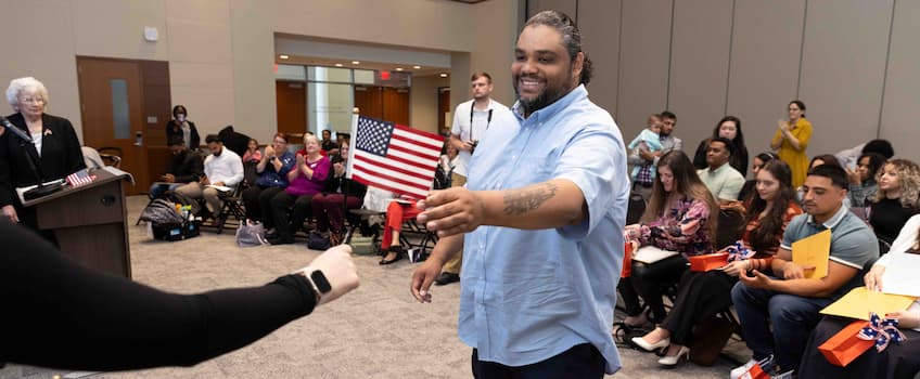 Chasing the American Dream: 9th Annual Naturalization Ceremony Held On-Campus