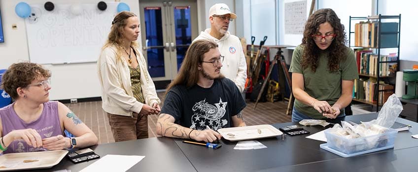 New Archaeology lab at Stockton University
