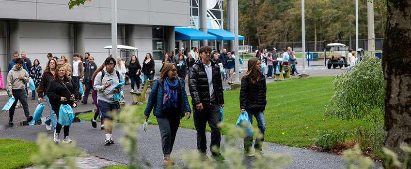 About 1,500 people attend Stockton University's fall Open House.