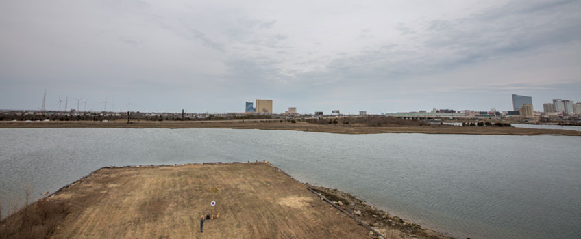 Osprey platforms get installed along the Atlantic City Expressway