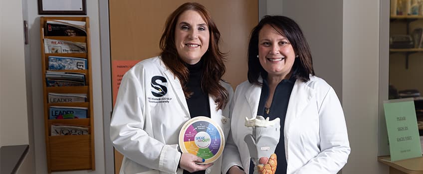Kelly Maslanik and Michelle Swartz