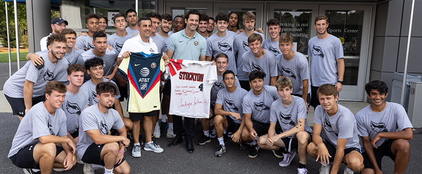 santiago solari and stockton soccer team