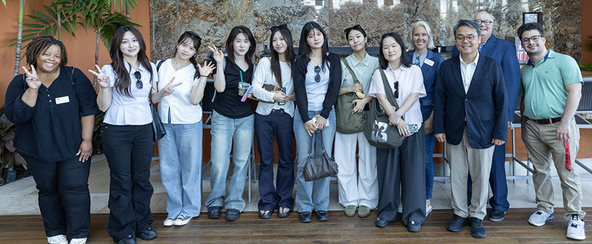 Students from Sookmyung Women's University spent a week learning about the hospitality and tourism industry in South Jersey.