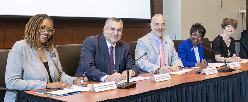Stockton University and South Jersey community college presidents