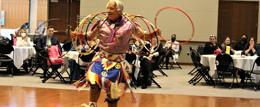 Kevin Locke during 2022's Unity Day