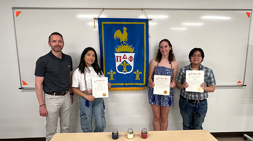 Pi Delta Phi inductees
