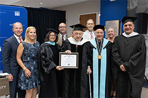 John Hanson receives honorary degree