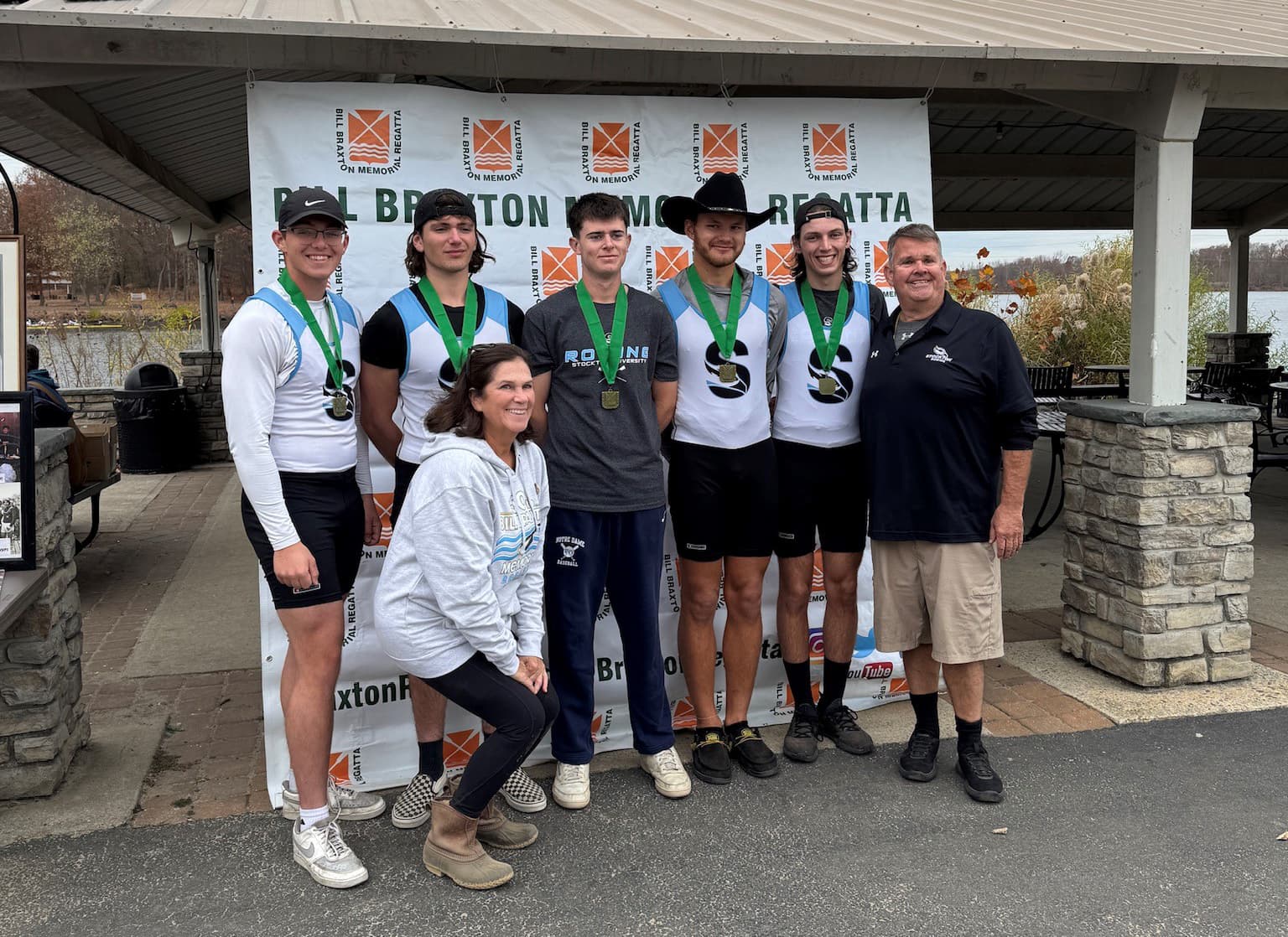 stockton men's rowing team varsity 4