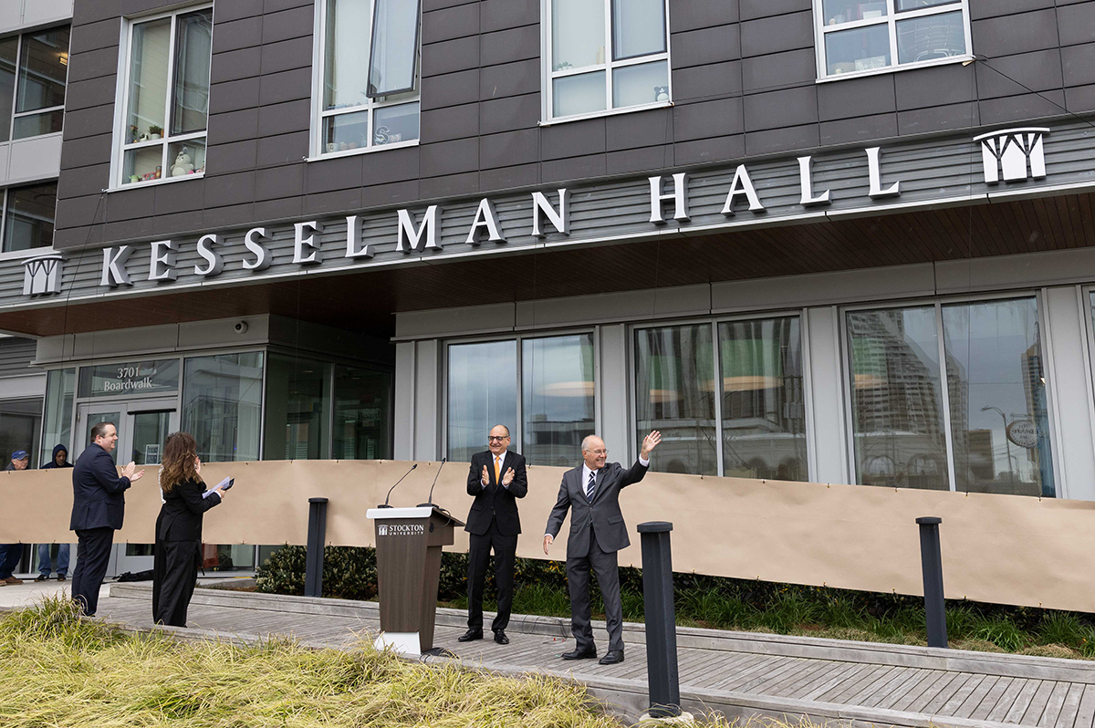 Unveiling of Kesselman Hall