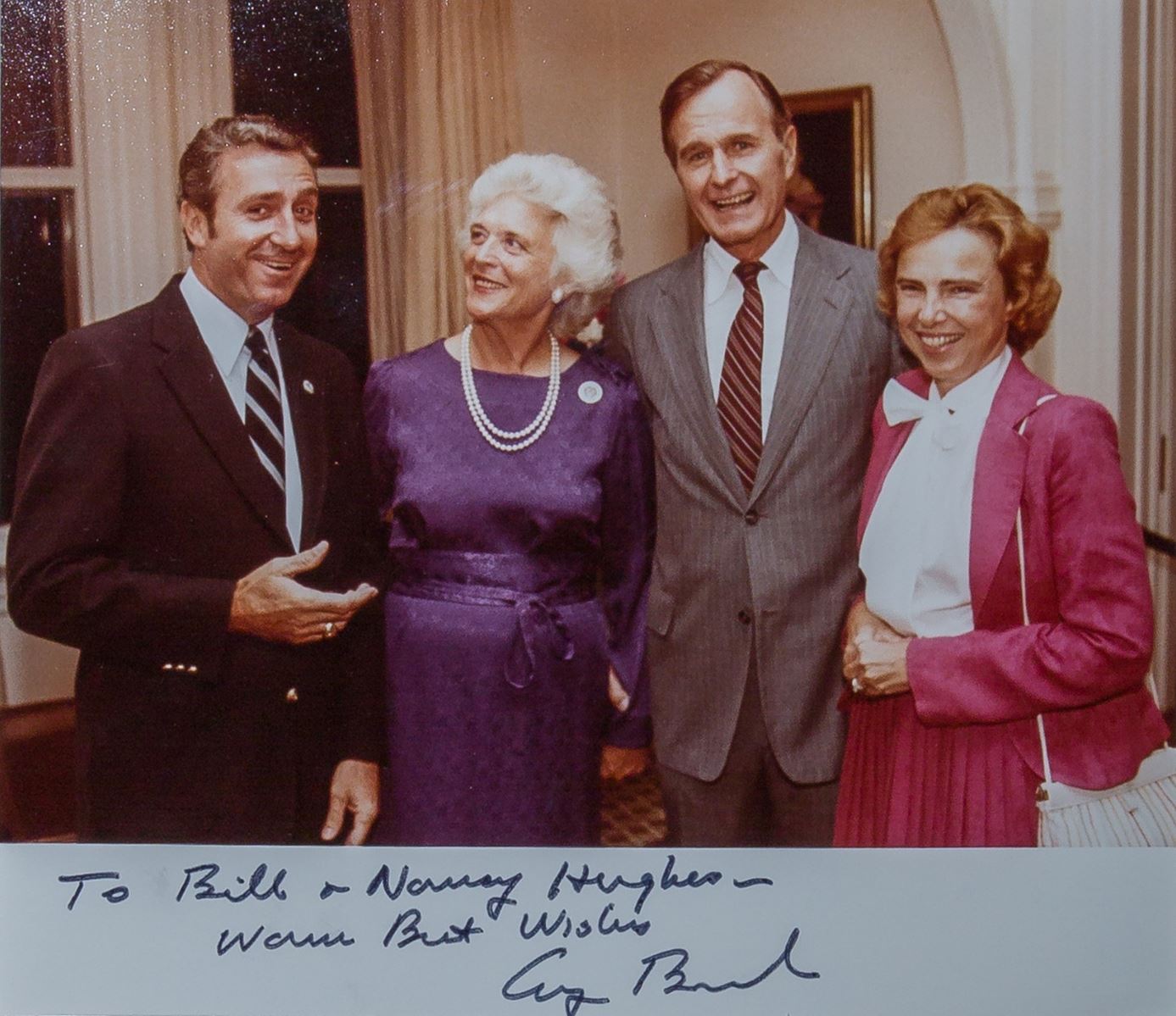 Hughes and Bush families