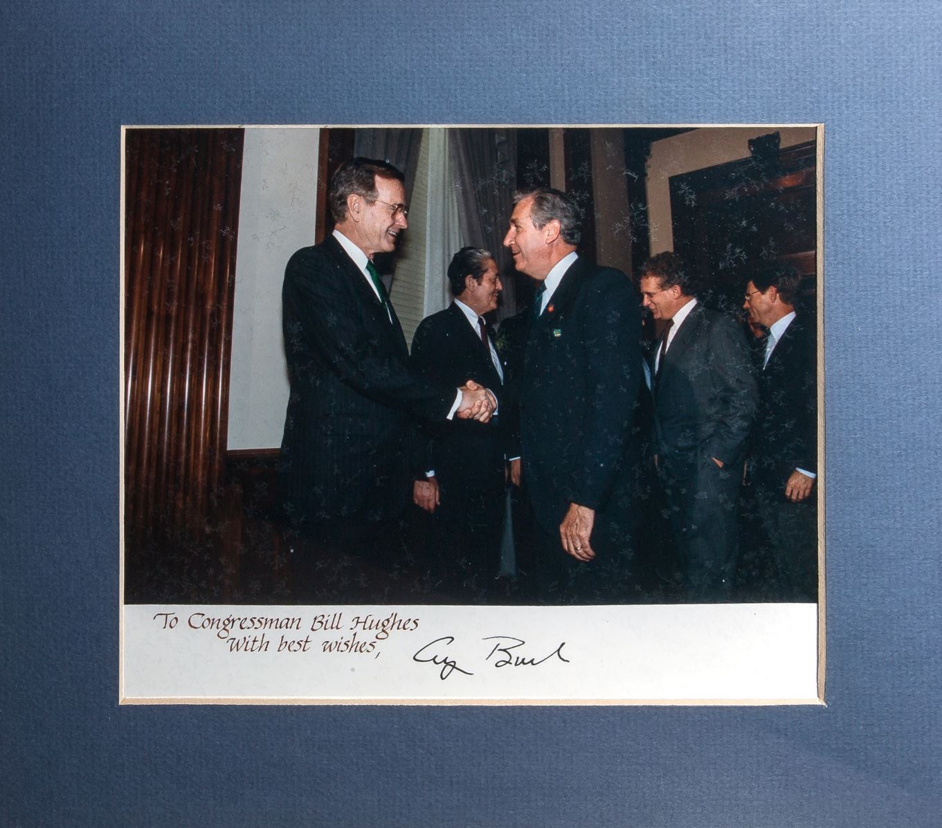 photo of hughes and bush