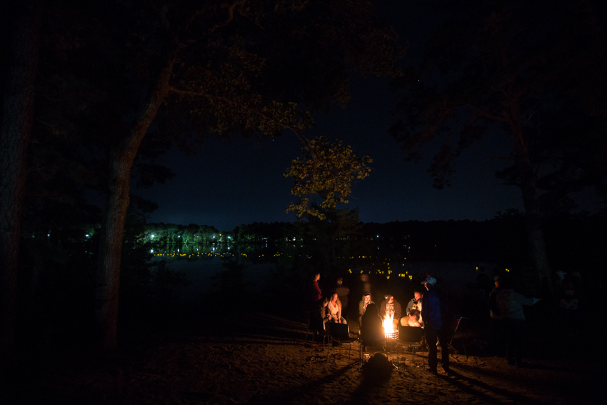 lanterns on the lake