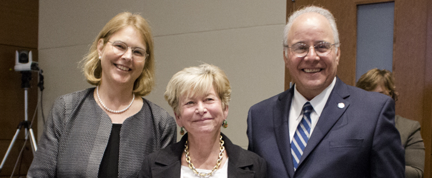 Madeleine Deininger, Nancy Taggart Davis and Harvey Kesselman