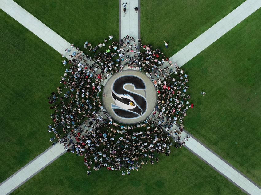 drone group photo