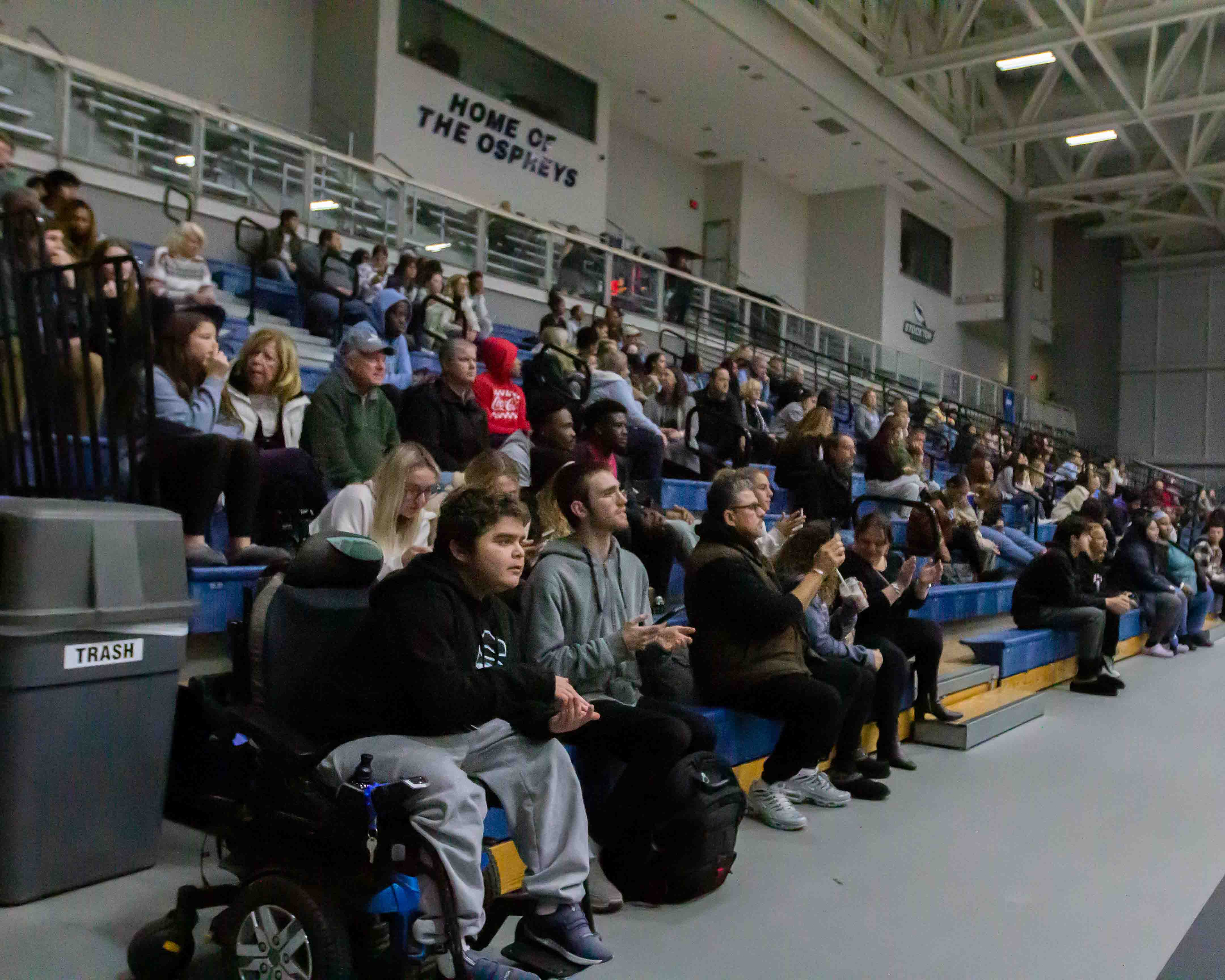 basketball game crowd