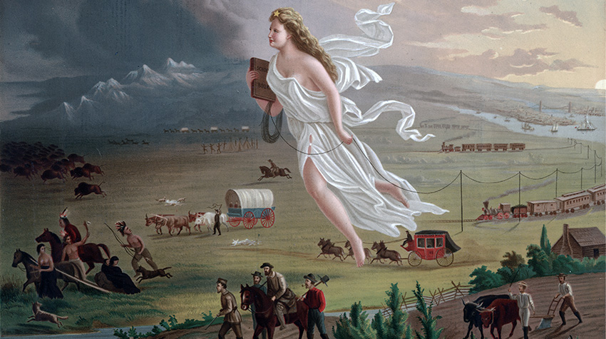 "American Progress" painting by John Gast