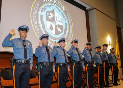 Eight new Stockton police officers sworn in