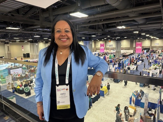 Amee Shah at exhibit hall